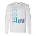 Limited Edition 1993 January 1993 Langarmshirts