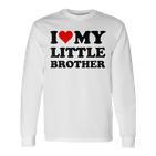 I Love My Little Brother Langarmshirts