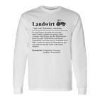 Lustiger Bauer Spruch Traktor Landwirt Lustig Langarmshirts