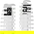 Mxp Milan It Italien Retro Flughafen Code Weltreisender Raglan Langarmshirts
