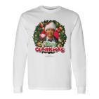 National Lampoon's Christmasacation Merry Clarkmas Blue Langarmshirts