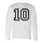 Number 10Intage Langarmshirts