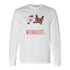 Official Sleep Christmas Rudolph Sleep Pyjamas Langarmshirts