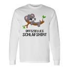 Official Sleep Pyjamas Nightdress Koala Gray Langarmshirts