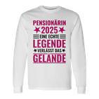 Pensionärin 2025 Eine Echte Legendeerlässt Das Gelände German Langu Langarmshirts