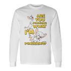 Pinky And The Brain Pondering Gray Langarmshirts