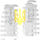 President Wolodymyr Zelensky Ukraine Golden Trident Langarmshirts