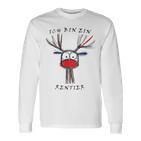 I Am A Reindeer Fun Christmas Gray Langarmshirts