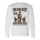 Rentner Anglerspruch For 60Th Birthday Angler Silver Langarmshirts