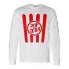 Retro Popcorn Costume For Carnival Fancy Dress Langarmshirts