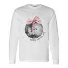 Shining Just For You Ribbon Disco Ball Langarmshirts