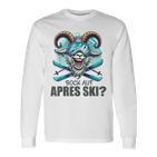 Skifahren Lustiges Apres Ski Langarmshirts