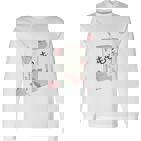 Texto Japonés De Los 90 Jugo De Durazno Estético Otaku Anime Langarmshirts