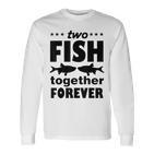 Two Fish Together Forever Angler Langarmshirts