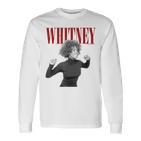 Whitney Houston Wanna Dance Gray Langarmshirts