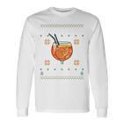 They See Me Aperollin' X Merry Spritzmas Xmas Christmas Long-Sleeved Langarmshirts