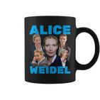 Alice Weidel Fan Merch Blue Tassen