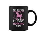 Aus Dem Weg Hobby Horsing Girl Riding Animal Women's Tassen