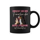 Bernese Mountain Dog Orsichtor Dem Frauchen Tassen