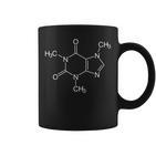 Caffeine Structured Formula Caffeine Chemie Formula Tassen