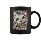 Cat Ramen Noodle Japanese Anime Manga Ramen Kawaii Cat Tassen