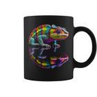 Chameleon Animal Graphic Illustration Chameleon Tassen