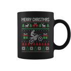 Christmas Jumper Motocross Dirt Bike Racing Christmas Sports Ugly Tassen