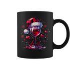 Christmas Red Wine Santa Claus Wine Merry Christmas Tassen