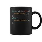 Coffee Software Developer Programmer Coder Coffee Drinker Tassen