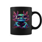 Cool Axolotl With Sunglasses Colourful Motif Axolotl Tassen