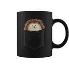 Casual Cute Spiky Hedgehog In Your Pocket Tassen