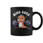 Dino Sore Gym Workout Fitness Weights Dinosaur Gym Tassen