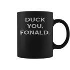 Duck You Fonald Anti Donald Trump s Tassen