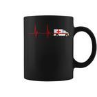 Emergency Car Heartbeat Ekg Pulse Ambulance Driver Rescuer Tassen