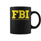 Fbi Federal Office For Investigation Officers 2-Sided Tassen