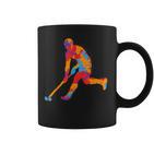 Field Hockey Colourful Hockey Player Children's Hockey Boys Tassen