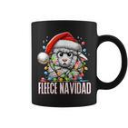 Fleece Navidad Feliz Navidad Sheep Christmas Tassen