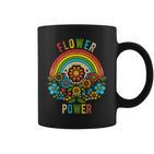 Flower Power Retro Nature Nostalgiaintage Outdoor Power Tassen