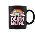 Death Metal Rainbow Unicorn Tassen