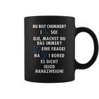 Wortspiel Du Bist Chemiker Chemistry Laborant Chemical Tassen