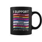 Gay Pride Lgbt Support Trans Pan Lesbian Bi Equality Tassen