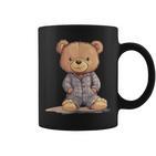 Great Teddy Bear In Soft And Cosy Pyjamas Tassen