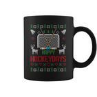 Happy Hockey Days Hockeydays Ugly Christmas Jumper Tassen