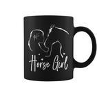 Horse & Rider Horse Girl Riding Girls Women's S Tassen