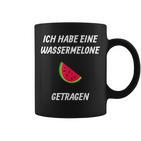 Ich Habe Eine Wassermelon Getrie Ich Habe Eine Tassen