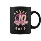 Level 10 Years Girl's Birthday Gamer Girl Gamer 2015 Tassen