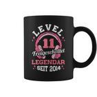 Level 11 Years Girl's Birthday Gamer Girl Gamer 2014 Tassen