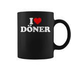 I Love Doner With I Love Doner Motif Tassen