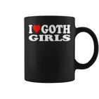 I Love Goth Girls I Heart Goth Girls Tassen