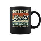 Marcel Name Saying Gott Schuf Marcel Tassen